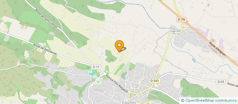 localisation de l'entreprise MADAME SANDRINE CELERI  EGUILLES