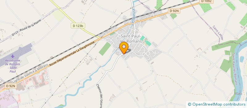 localisation de l'entreprise MADAME SANDRINE CELLUPICA  SAINT-PAUL-LES-ROMANS