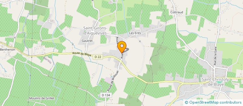 localisation de l'entreprise MADAME SANDRINE CELONIE  SAINT-GIRONS-D'AIGUEVIVES