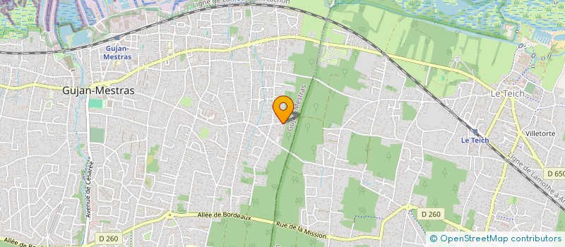 localisation de l'entreprise MADAME SANDRINE CERVI  GUJAN-MESTRAS
