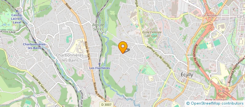 localisation de l'entreprise MADAME SANDRINE CESARO à ECULLY