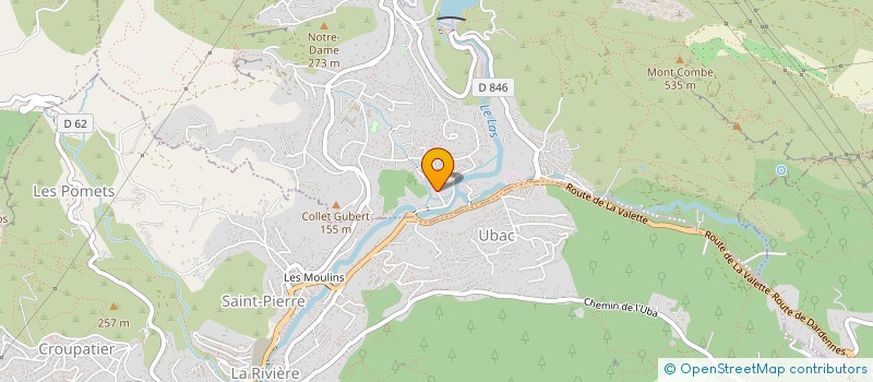 localisation de l'entreprise MADAME SANDRINE CHABAUD  LE REVEST-LES-EAUX