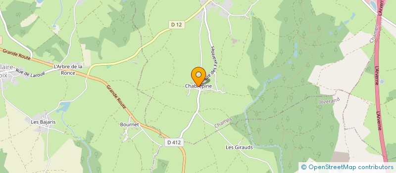 localisation de l'entreprise MADAME SANDRINE CHABOT  CHAMPS