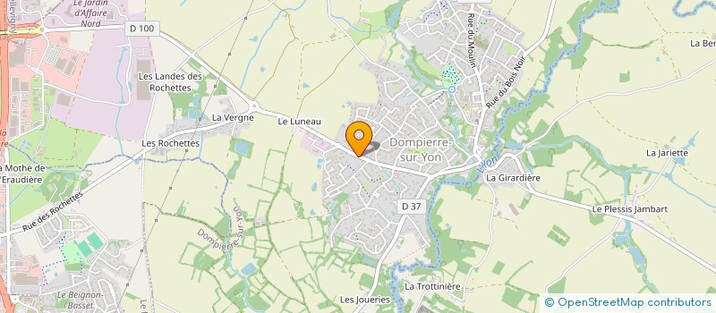 localisation de l'entreprise MADAME SANDRINE CHAIGNEAU  DOMPIERRE-SUR-YON