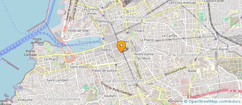 localisation de l'entreprise MADAME SANDRINE CHALLIER à MARSEILLE