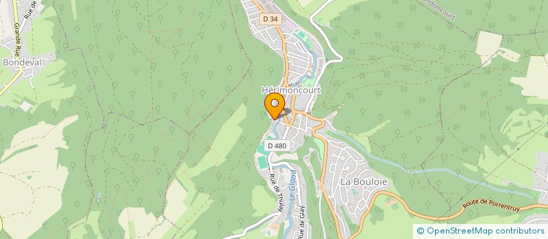 localisation de l'entreprise MADAME SANDRINE CHALOCHET  DANNEMARIE