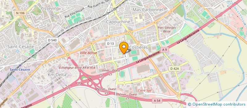 localisation de l'entreprise MADAME SANDRINE CHAMBORD  NIMES