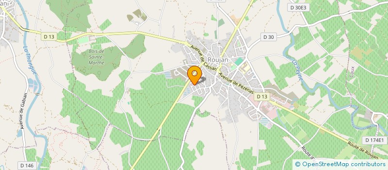 localisation de l'entreprise MADAME SANDRINE CHAMBRU  LA CRESSE