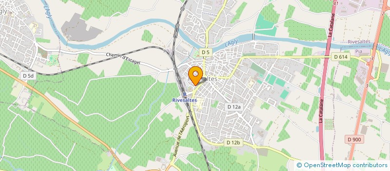 localisation de l'entreprise MADAME SANDRINE CHAMP  RIVESALTES