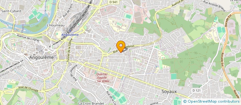 localisation de l'entreprise MADAME SANDRINE CHAMPIGNY à ANGOULEME