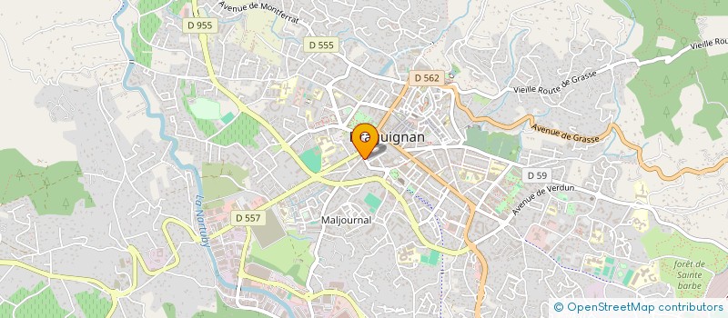 localisation de l'entreprise MADAME SANDRINE CHANEL  DRAGUIGNAN