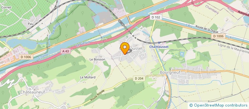 localisation de l'entreprise MADAME SANDRINE CHAPARRA à BOURGNEUF