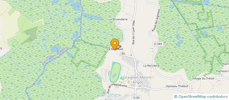 localisation de l'entreprise MADAME SANDRINE CHAPELLE  GRAIGNES-MESNIL-ANGOT