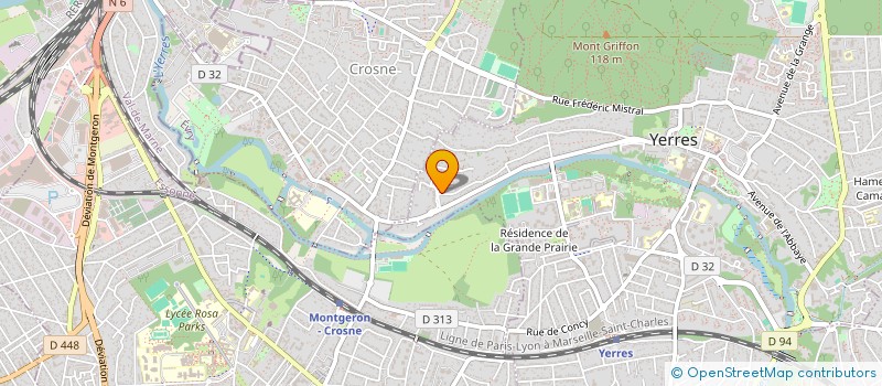 localisation de l'entreprise MADAME SANDRINE CHAPELLET  YERRES