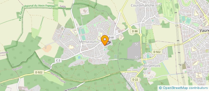 localisation de l'entreprise MADAME SANDRINE CHAPELLIER  MENUCOURT