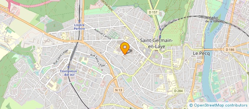 localisation de l'entreprise MADAME SANDRINE CHAPUS  SAINT-GERMAIN-EN-LAYE