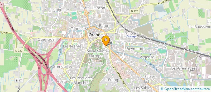 localisation de l'entreprise MADAME SANDRINE CHAROLS à ORANGE
