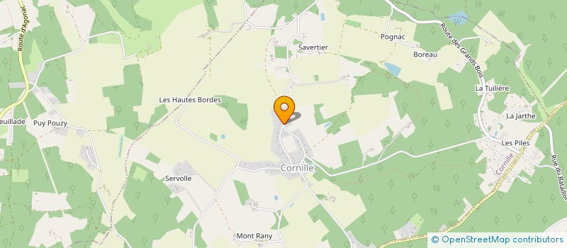 localisation de l'entreprise MADAME SANDRINE CHARRIERAS  CORNILLE