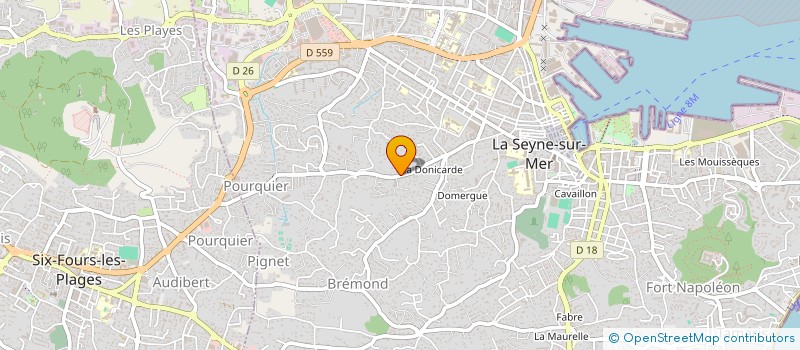 localisation de l'entreprise MADAME SANDRINE CHARTON à LA SEYNE-SUR-MER