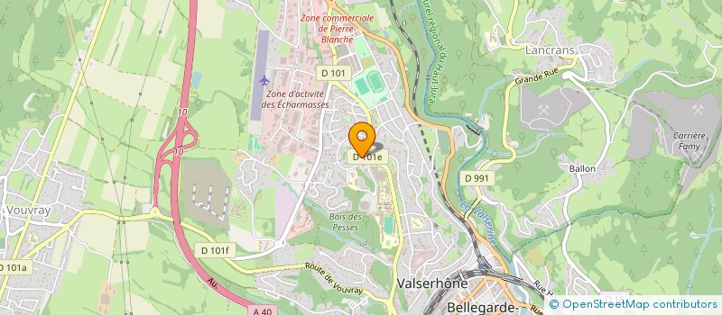 localisation de l'entreprise MADAME SANDRINE CHARTRAIN  VALSERHONE