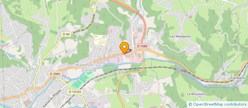 localisation de l'entreprise MADAME SANDRINE CHASTANET  MALEMORT