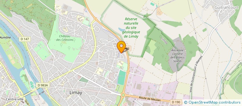 localisation de l'entreprise MADAME SANDRINE CHATE  LIMAY