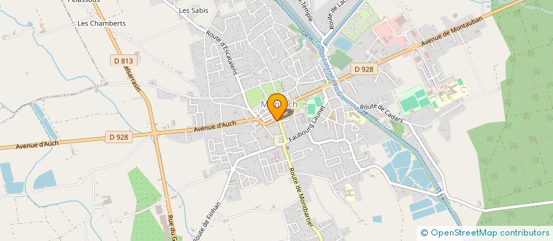 localisation de l'entreprise MADAME SANDRINE CHAUBET  BOURRET