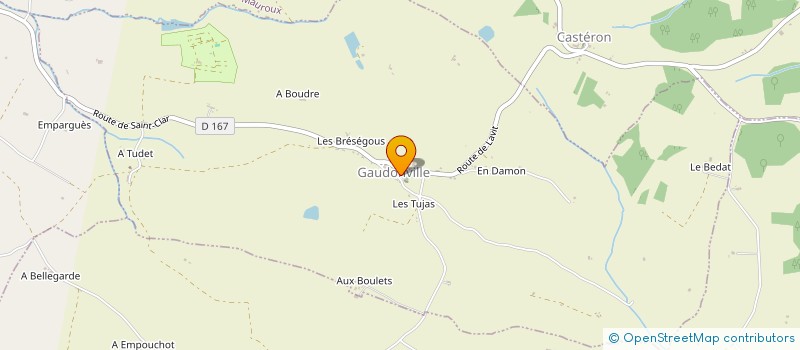 localisation de l'entreprise MADAME SANDRINE CHAUBET à SAINT-CLAR