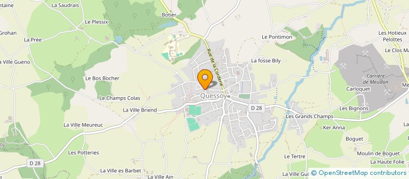 localisation de l'entreprise MADAME SANDRINE CHAUFOURNAIS  QUESSOY
