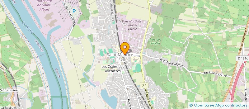 localisation de l'entreprise MADAME SANDRINE CHAVANON à SAINT-MAURICE-L'EXIL