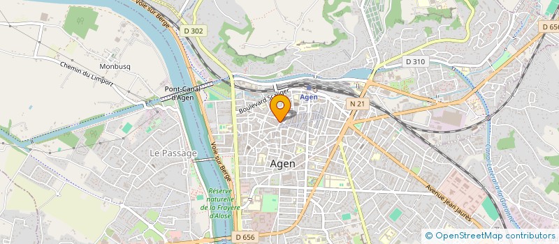 localisation de l'entreprise MADAME SANDRINE CHESIERE  AGEN