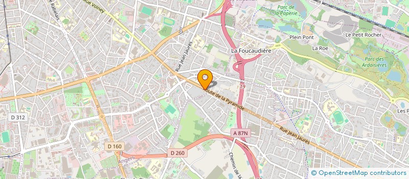 localisation de l'entreprise MADAME SANDRINE CHESNOUARD à ANGERS