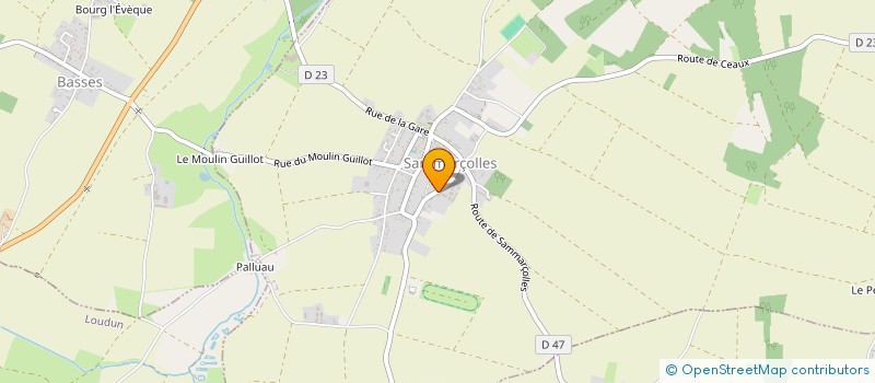 localisation de l'entreprise MADAME SANDRINE CHEVALIER  SAMMARCOLLES