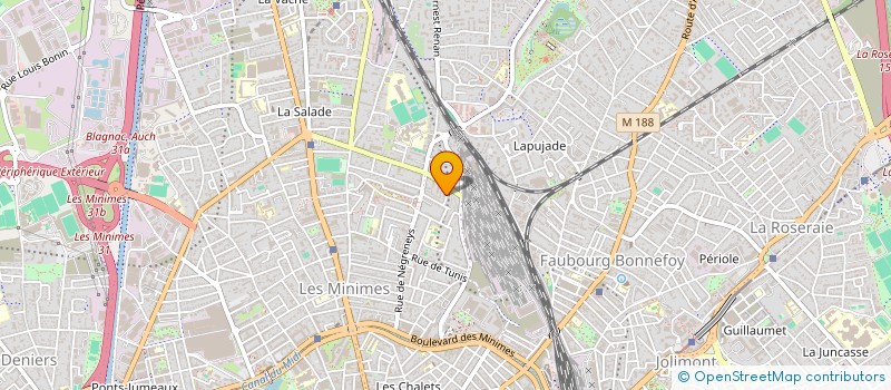 localisation de l'entreprise MADAME SANDRINE CHEVASSU  TOULOUSE