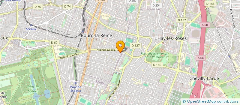 localisation de l'entreprise MADAME SANDRINE CHEVRETON à BOURG-LA-REINE