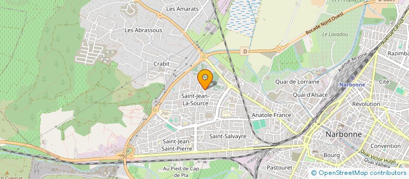 localisation de l'entreprise MADAME SANDRINE CHEVRIER à NARBONNE