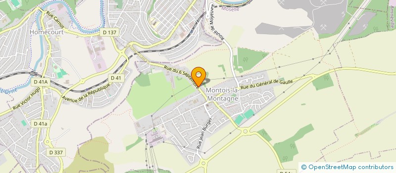 localisation de l'entreprise MADAME SANDRINE CHIARELLI  MONTOIS-LA-MONTAGNE