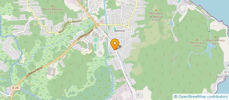 localisation de l'entreprise MADAME SANDRINE CHICOT  REMIRE-MONTJOLY