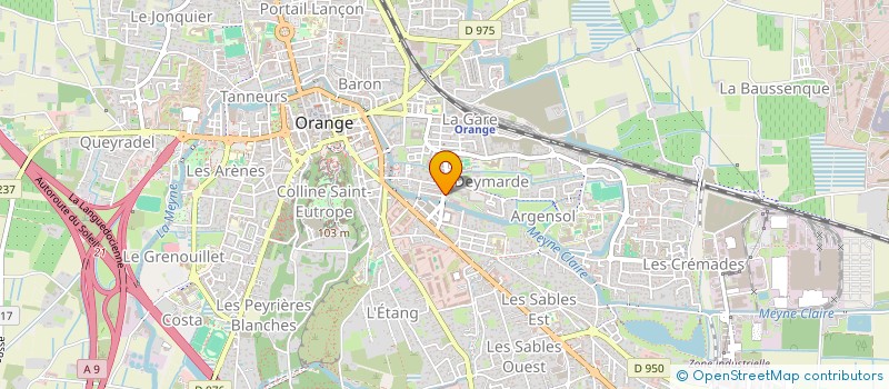 localisation de l'entreprise MADAME SANDRINE CHIEZE  ORANGE