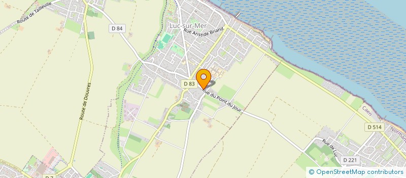 localisation de l'entreprise MADAME SANDRINE CHIODI  LUC-SUR-MER