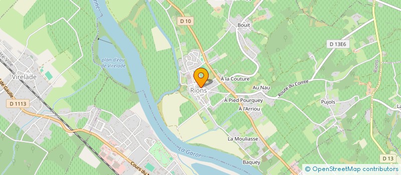 localisation de l'entreprise MADAME SANDRINE CHIROUTRE  CADILLAC-SUR-GARONNE