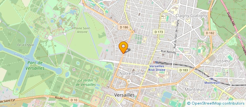 localisation de l'entreprise MADAME SANDRINE CHIZAT à VERSAILLES