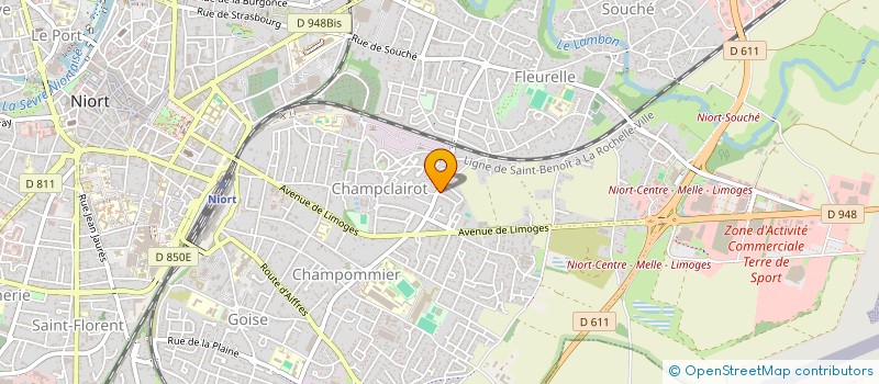 localisation de l'entreprise MADAME SANDRINE CHOLLET à NIORT