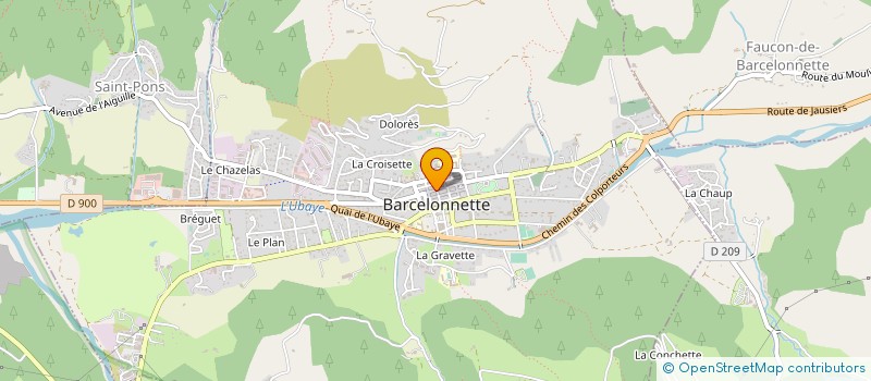 localisation de l'entreprise MADAME SANDRINE CHOPARD à BARCELONNETTE
