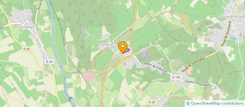 localisation de l'entreprise MADAME SANDRINE CHRISTOPHE  VILLEVIEILLE