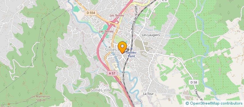 localisation de l'entreprise MADAME SANDRINE CIVALERO  SOLLIES-PONT