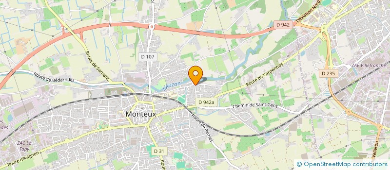 localisation de l'entreprise MADAME SANDRINE CLAUDE VIGNAND  MONTEUX