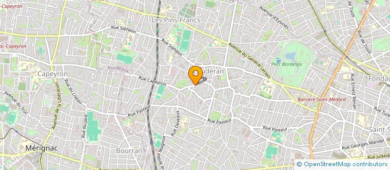 localisation de l'entreprise MADAME SANDRINE CLAUS à BORDEAUX