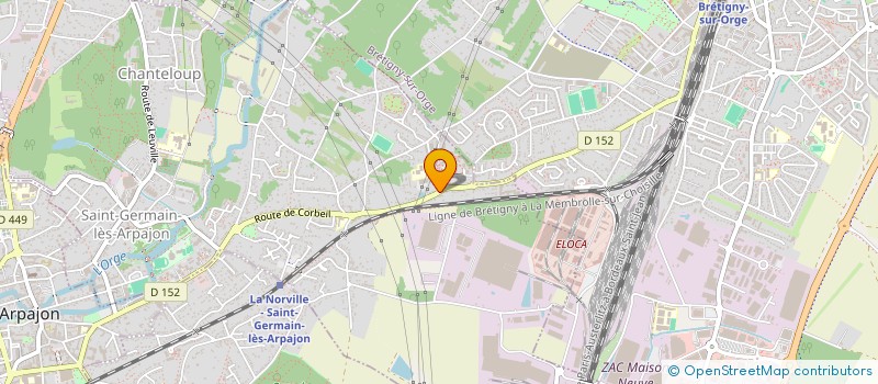 localisation de l'entreprise MADAME SANDRINE CLAVEYROLAT à SAINT-GERMAIN-LES-ARPAJON