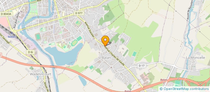 localisation de l'entreprise MADAME SANDRINE CLOUET  SEDAN